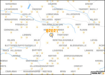 map of Bréry