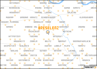 map of Breselenz