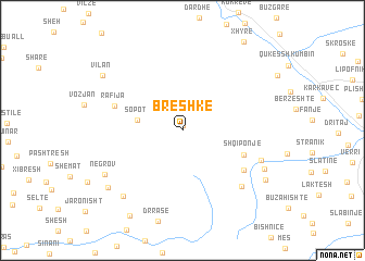 map of (( Breshkë ))