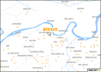 map of Breska