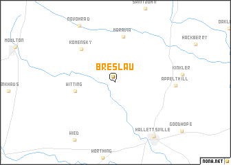 map of Breslau