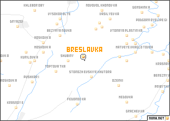 map of Breslavka