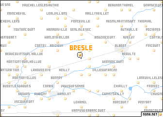 map of Bresle