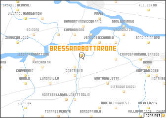 map of Bressana Bottarone