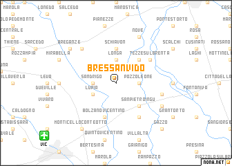 map of Bressanvido
