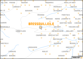 map of Bressouilleile