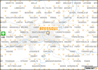 map of Bressoux