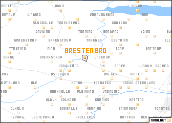 map of Brestenbro