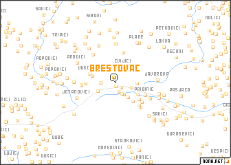 map of Brestovac