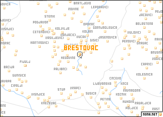 map of Brestovac