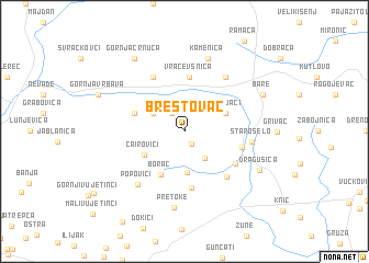 map of Brestovac