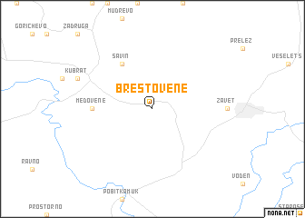 map of Brestovene