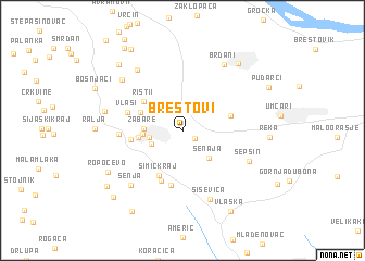 map of Brestovi