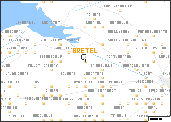 map of Bretel