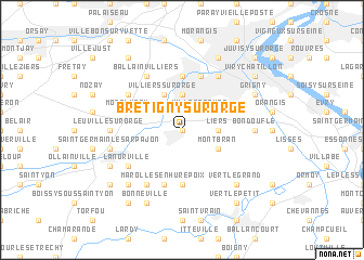 map of Brétigny-sur-Orge