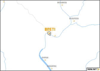 map of Bréti