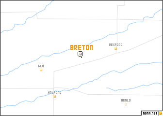 map of Breton