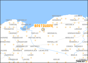 map of Brétouaré