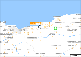 map of Bretteville