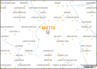 map of Brette