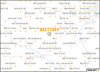 map of Brettorf