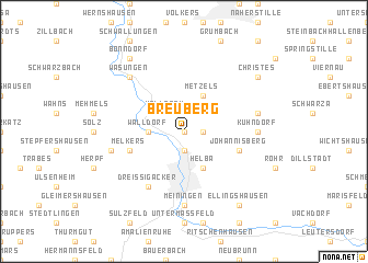 map of Breuberg