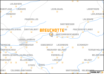 map of Breuchotte