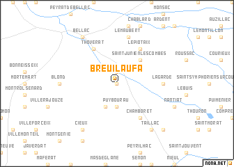 map of Breuilaufa