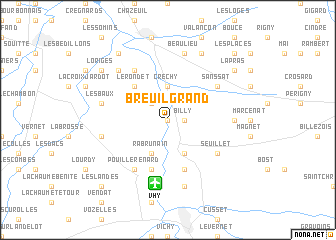 map of Breuil Grand