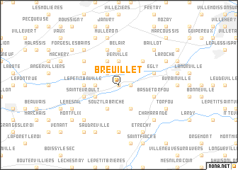 map of Breuillet