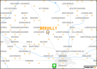 map of Breuilly