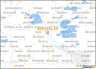 map of Breukelen