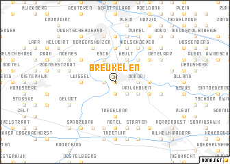 map of Breukelen