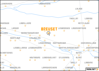 map of Breuset