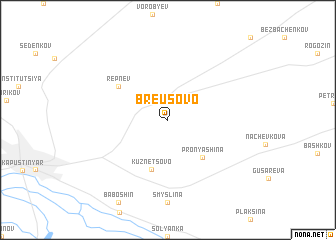 map of Breusovo