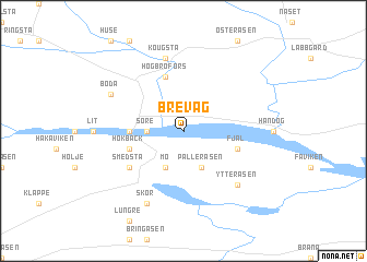map of Brevåg