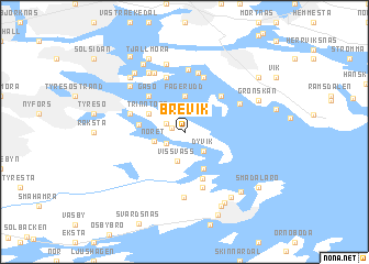 map of Brevik
