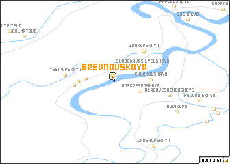 map of Brevnovskaya