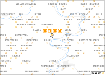 map of Brevörde