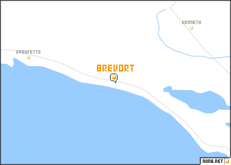 map of Brevort