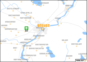 map of Brewer