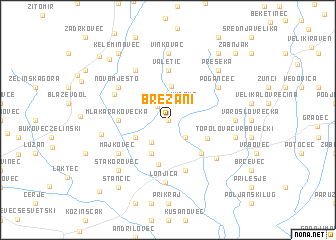 map of Brezani