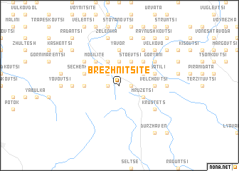 map of Brezhnitsite