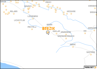 map of Brezik