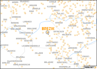 map of Brezik