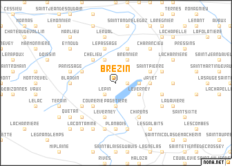 map of Brezin