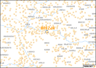 map of Brezja