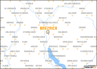 map of Breznica