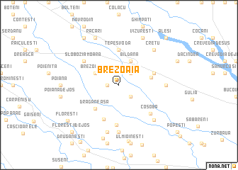 map of Brezoaia
