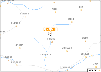 map of Brezon